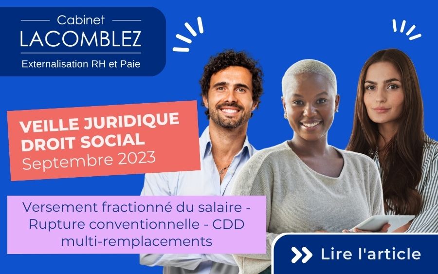 Veille juridique droit social – Septembre 2023